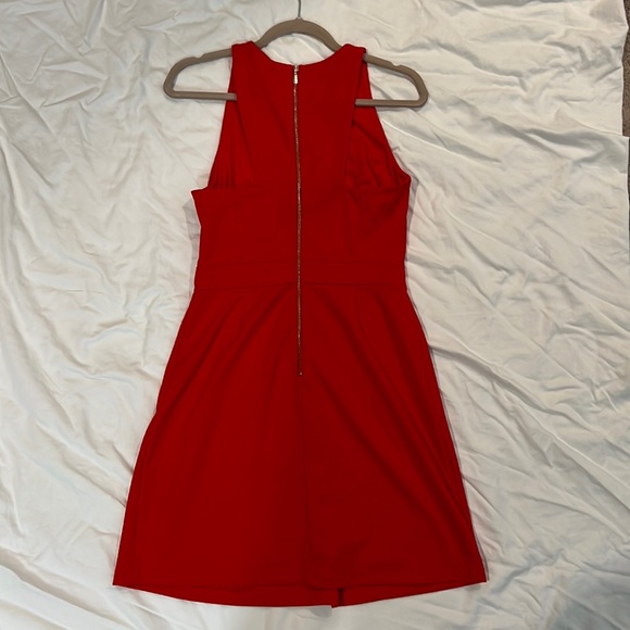 Red racer back dress - Picture 2 of 6